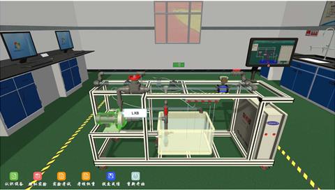 離心泵性能曲線測定及孔板流量計標(biāo)定三維仿真軟件